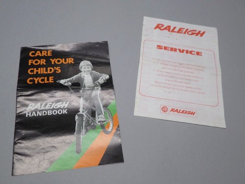 Vintage raleigh handbook - vintage,