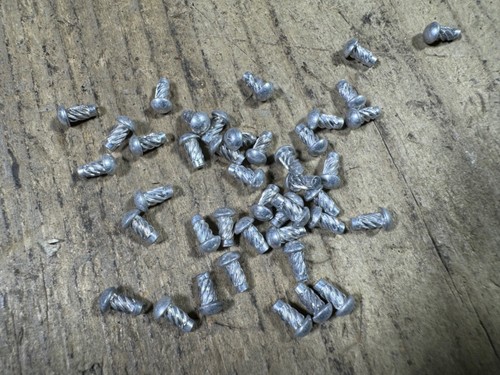 Bicycle head badge rivets - head,